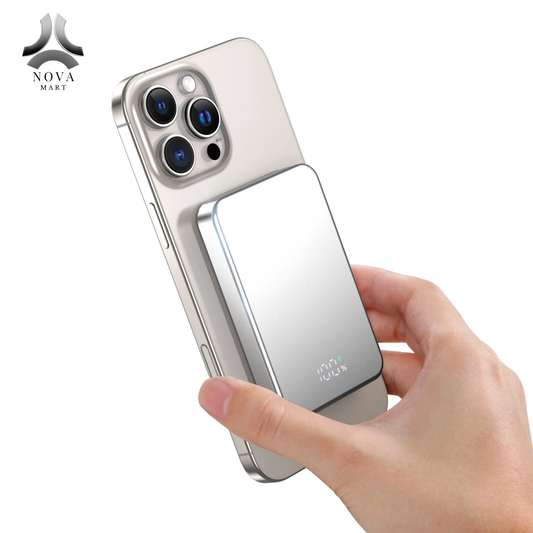 10000mAh Power Bank Magnetic Battery Pack 22.5W Wireless Charger For Cell IPhone