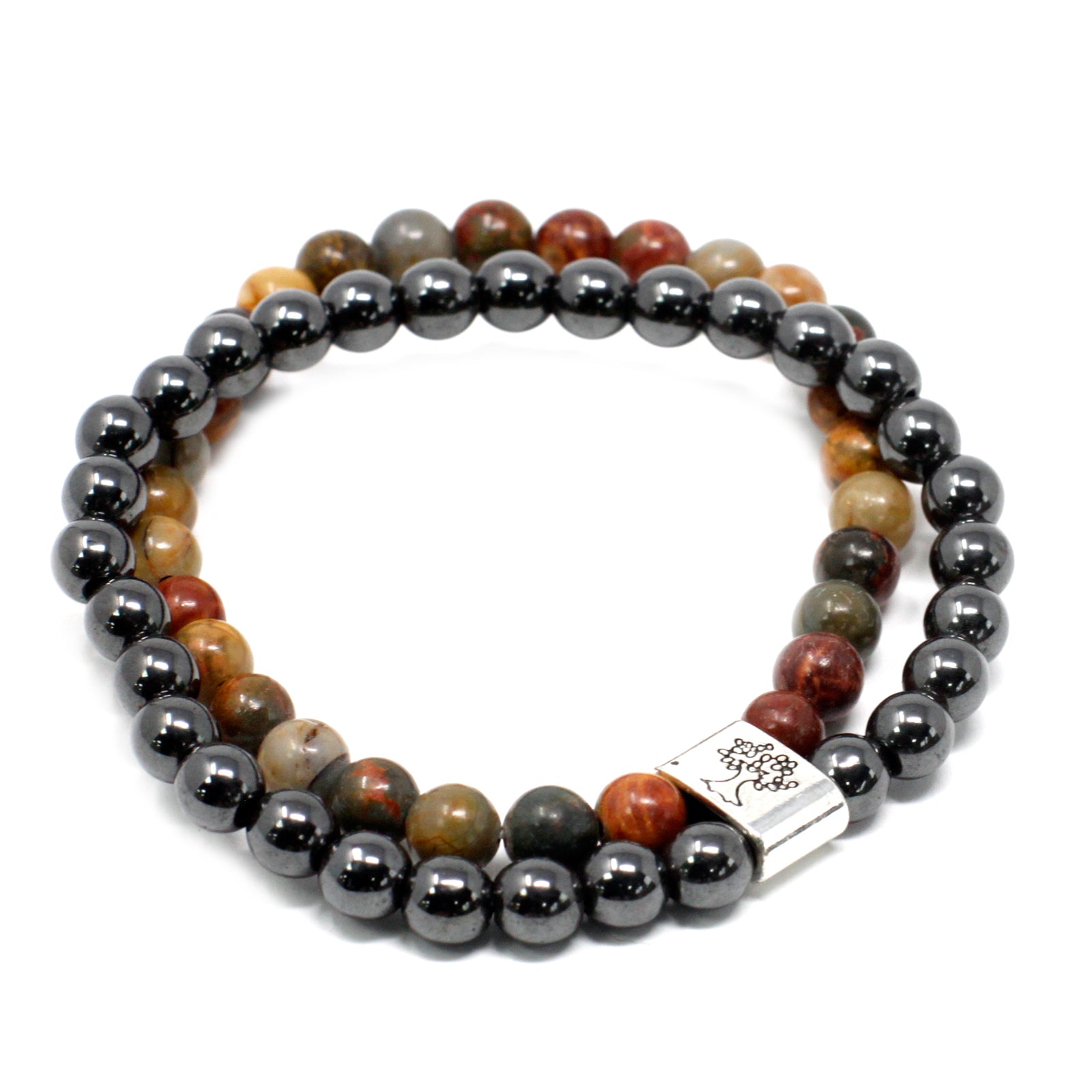 Picasso Jasper Magnetic Gemstone Bracelet 