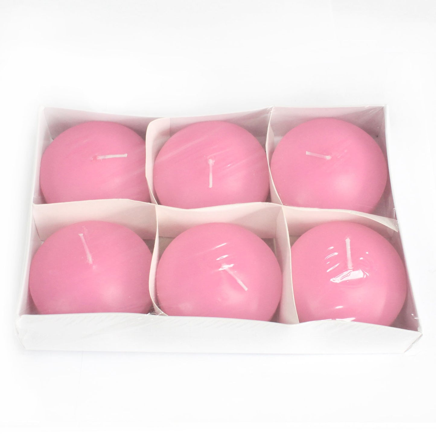 Set of 3 Large Pink Floating Candles On Water - Ideal for Any Events