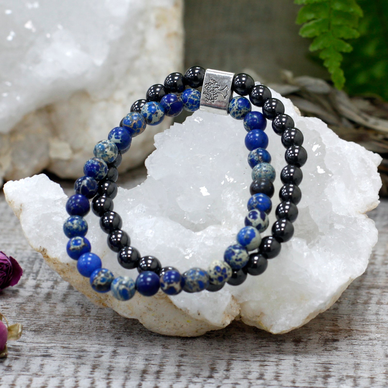 Sodalite Magnetic Gemstone Bracelet  