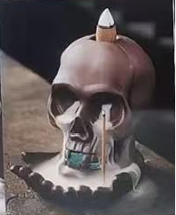 Weeping Skull Backflow Incense Burner