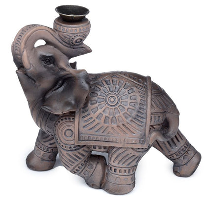 Wood Elephant Backflow Incense Burner