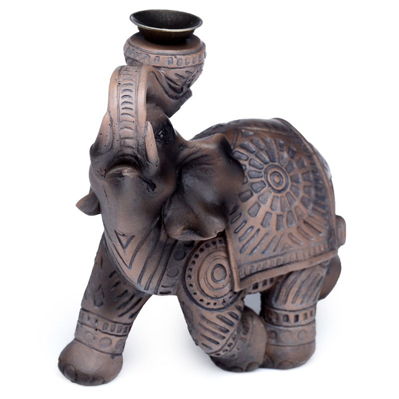 Wood Elephant Backflow Incense Burner - UK Free Delivery NovaMart