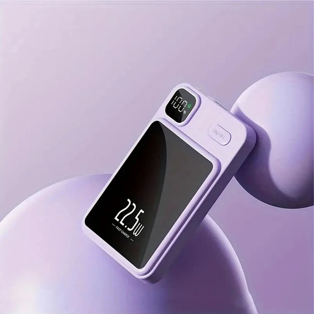 20000mAh Magnetic Wireless Power Bank Charger LED Display For iPhone 17/16/15