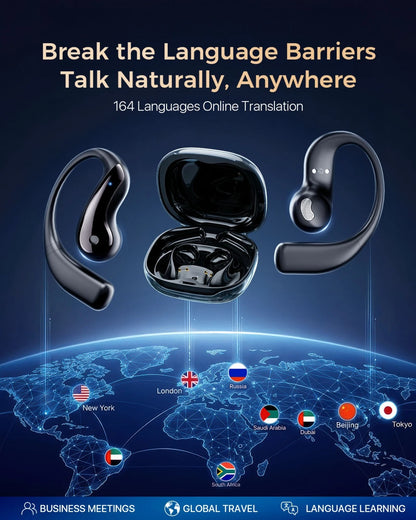 AI Language Translation Earbuds Real Time 3-in-1 Translator Earbuds