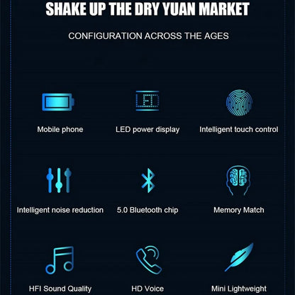 Bluetooth Earphones with Charging Case Earbuds For Samsung S22 S23 S24 S25 Ultra