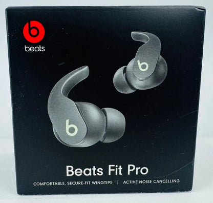 Beats Fit Pro True Wireless Noise Cancelling In-Ear Earbuds Sage Gray MK2J3LL/A
