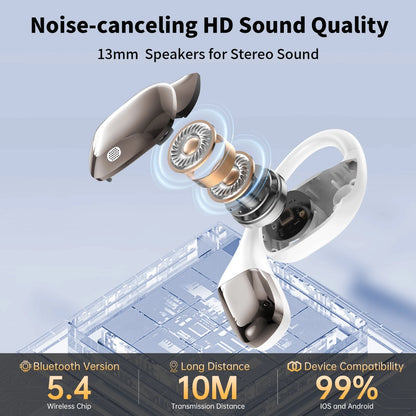 Real Time AI Translator Earbuds | 144 Language Translation Headphones for Travel