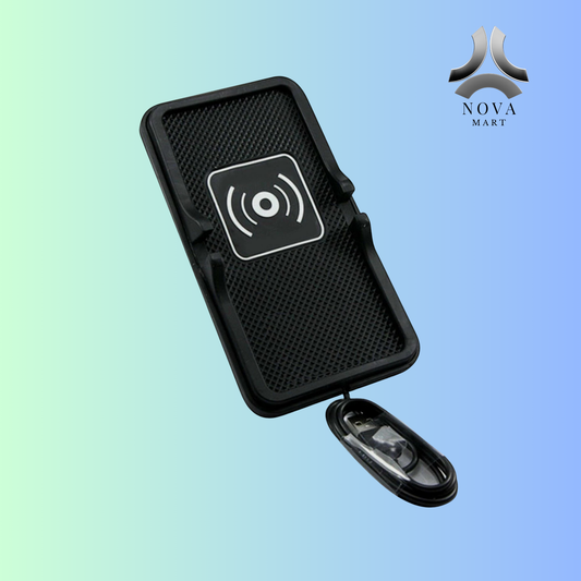 Wireless Charger Car Dashboard Phone Holder Mat For iPhone 13 14 Samsung S21 S23